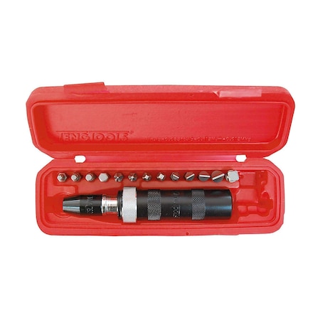 Teng Tools ID515 15 Piece 1/2" Drive Reversible Impact Driver Set ID515